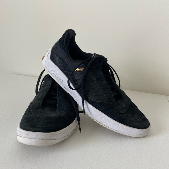 adidas Other - Adidas Puig men’s skateboarding black sneakers — size 7.5